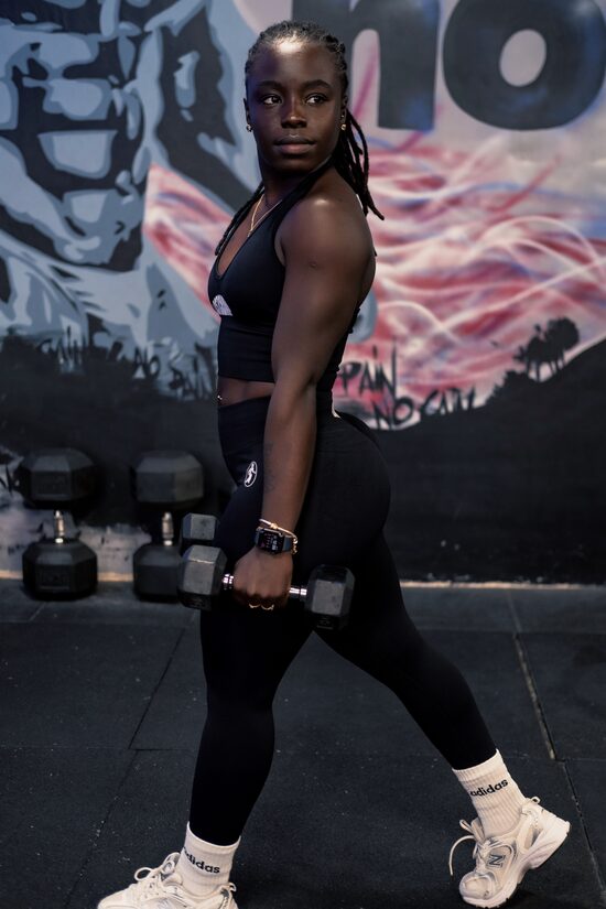 “Goddess of the gym” performance set (Black)