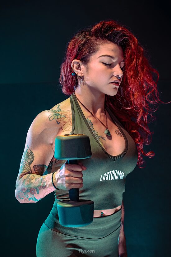 (GREEN) GYM GODDESS – SPORTS BRA